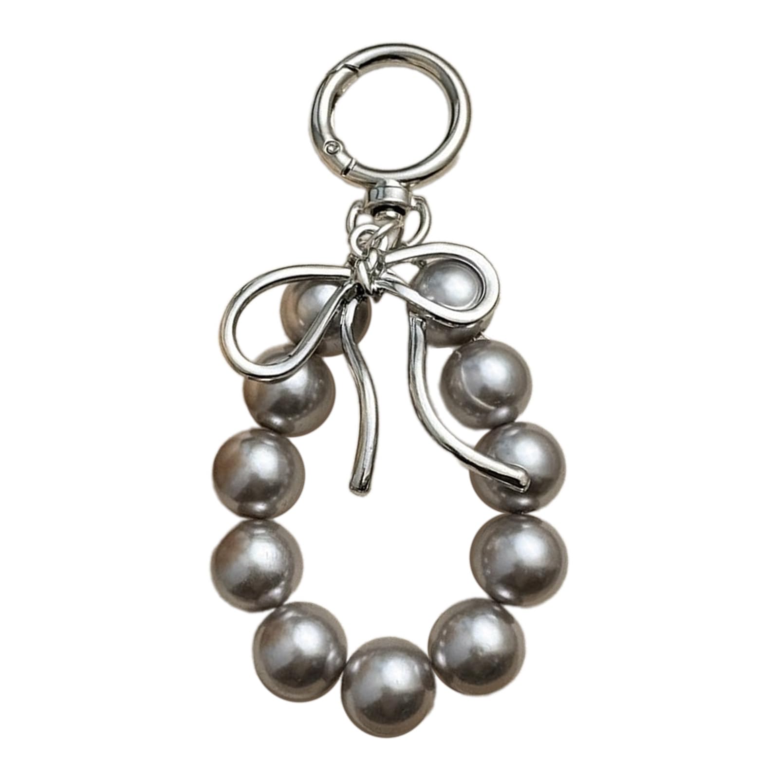 Unique Bows Keychain Bowknot Beaded Keychains Car Key Chain Phone Charm Purse Keyring Bag Pendant For Women Girls