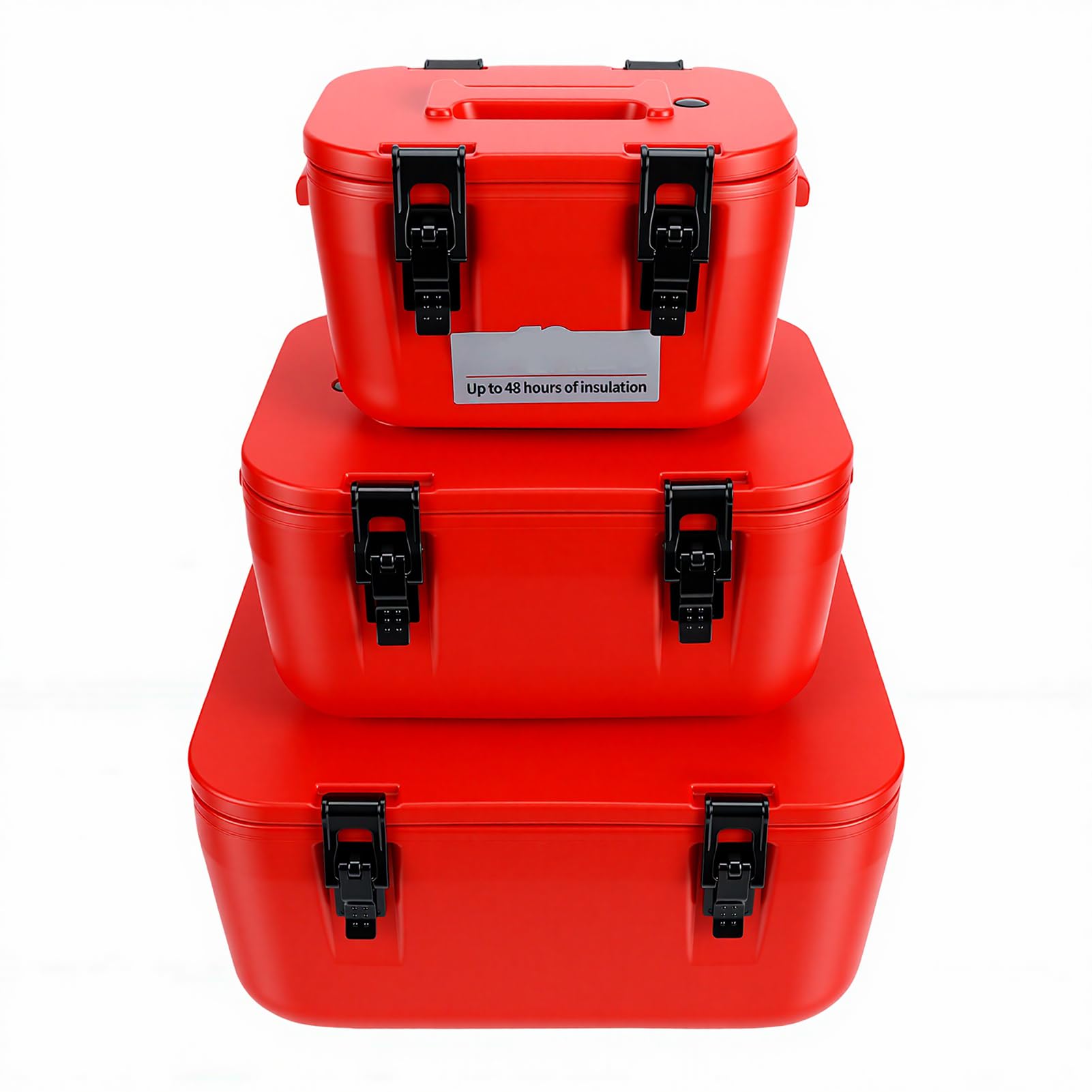 FTVOGUE Großer Isolierter Suppenbehälter-Set, 3-teilig 8L 15L 28L