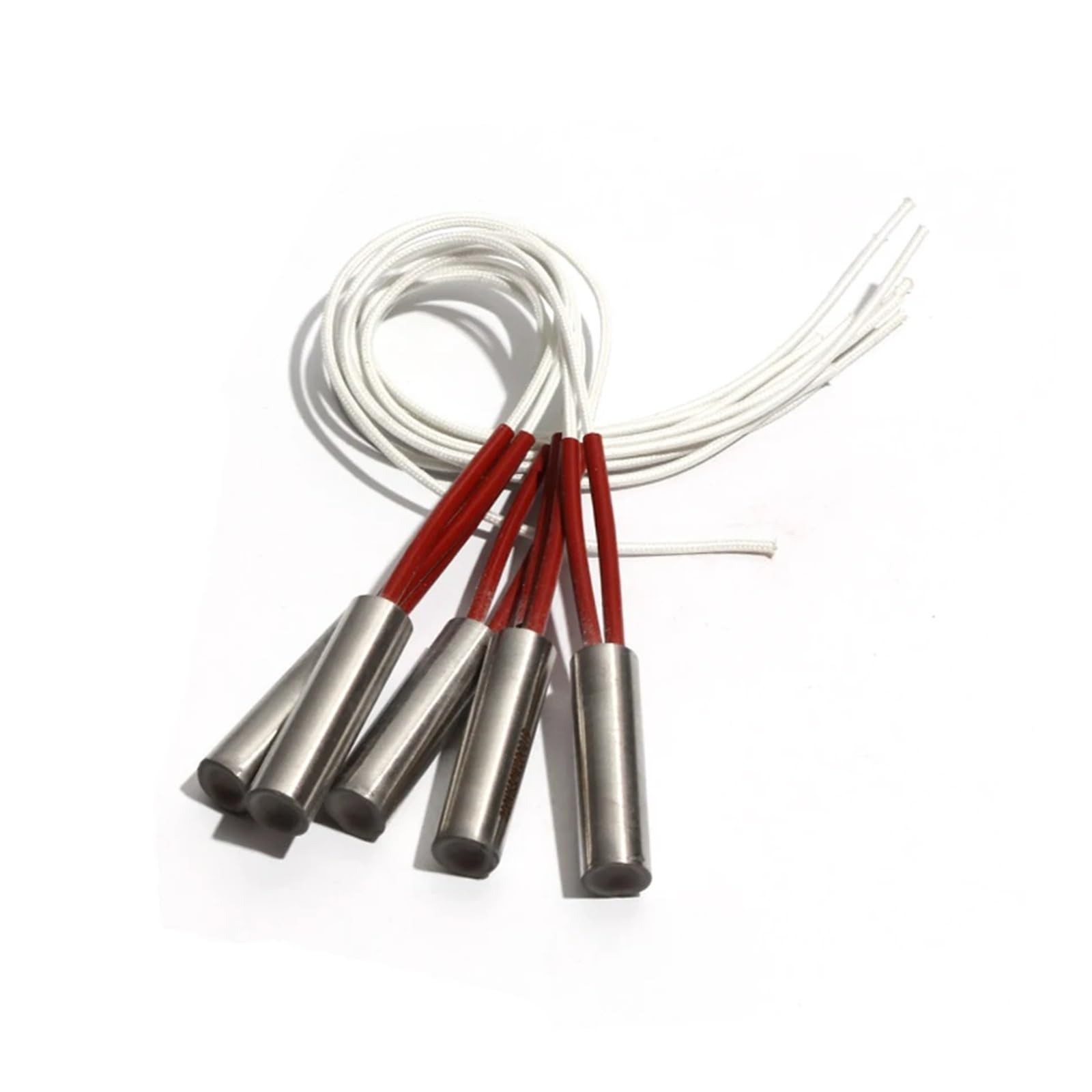 Ceramiczny pręt grzewczy Grzałka kasetowa 5 szt. 13x(50-60) mm 110V/220V/380V 200-240W Stal nierdzewna 304(380v,210W 13x52mm(DxL))
