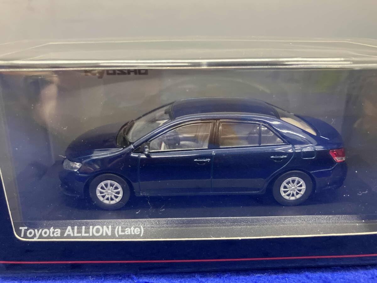 KYOSHO 1/43 Toyota ALLION (Late) Dark Blue Mica 京商 京商 1/43 トヨタ