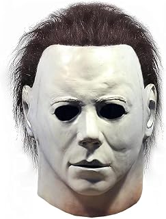 Michael Myers Mask, Halloween Movie Horror Killer Latex Mask, Michael Myers Costume Props for Cosplay