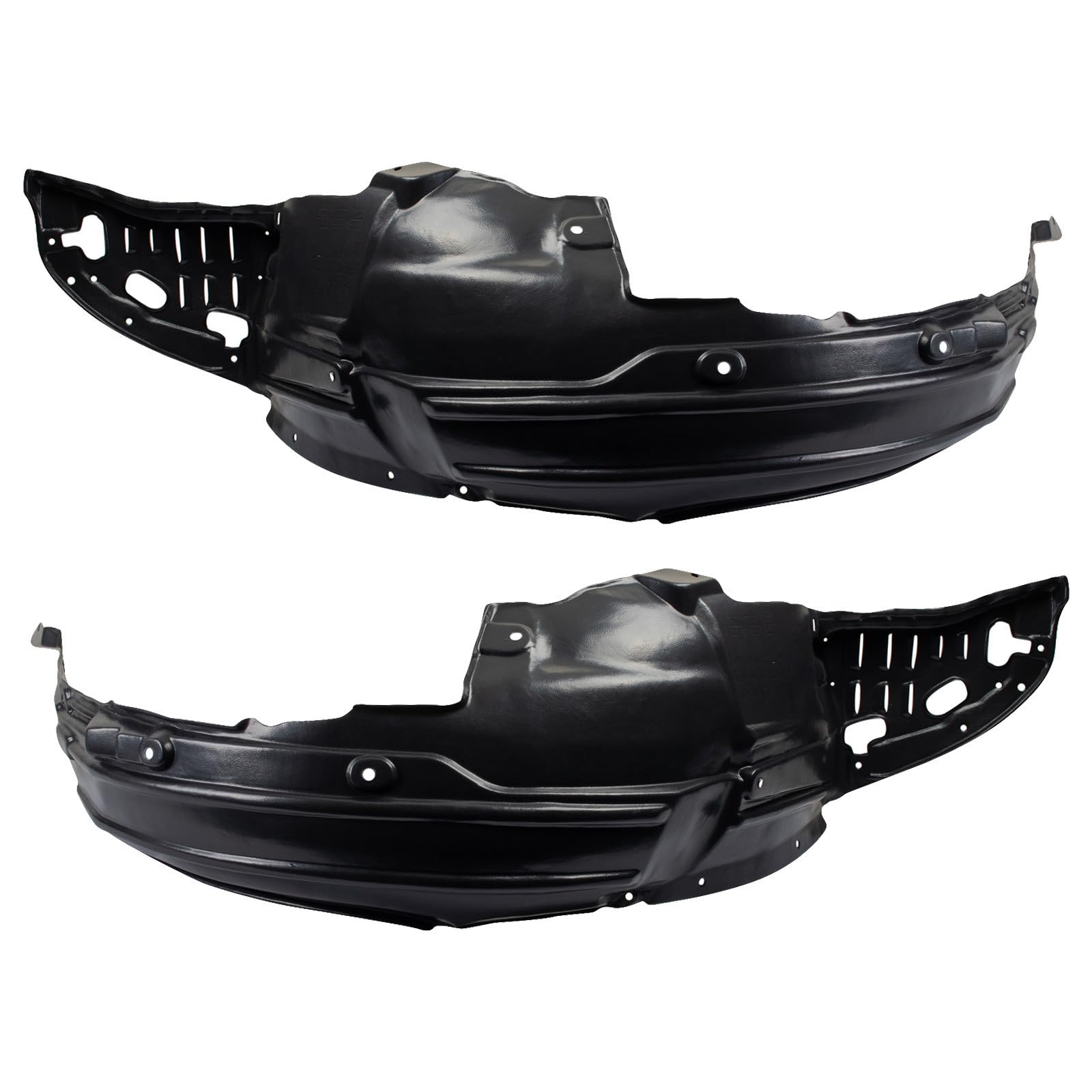 TRQ Front Inner Fender Liner Set | For 2009-2011 Acura TL AC1248125 AC1249125