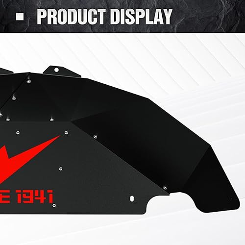 Miniatura 7 de YZONA Lightning Logo - Forros para guardabarros interiores delanteros y traseros compatibles con Jeep Wrangler JK y JKU Unlimited Sport Sahara