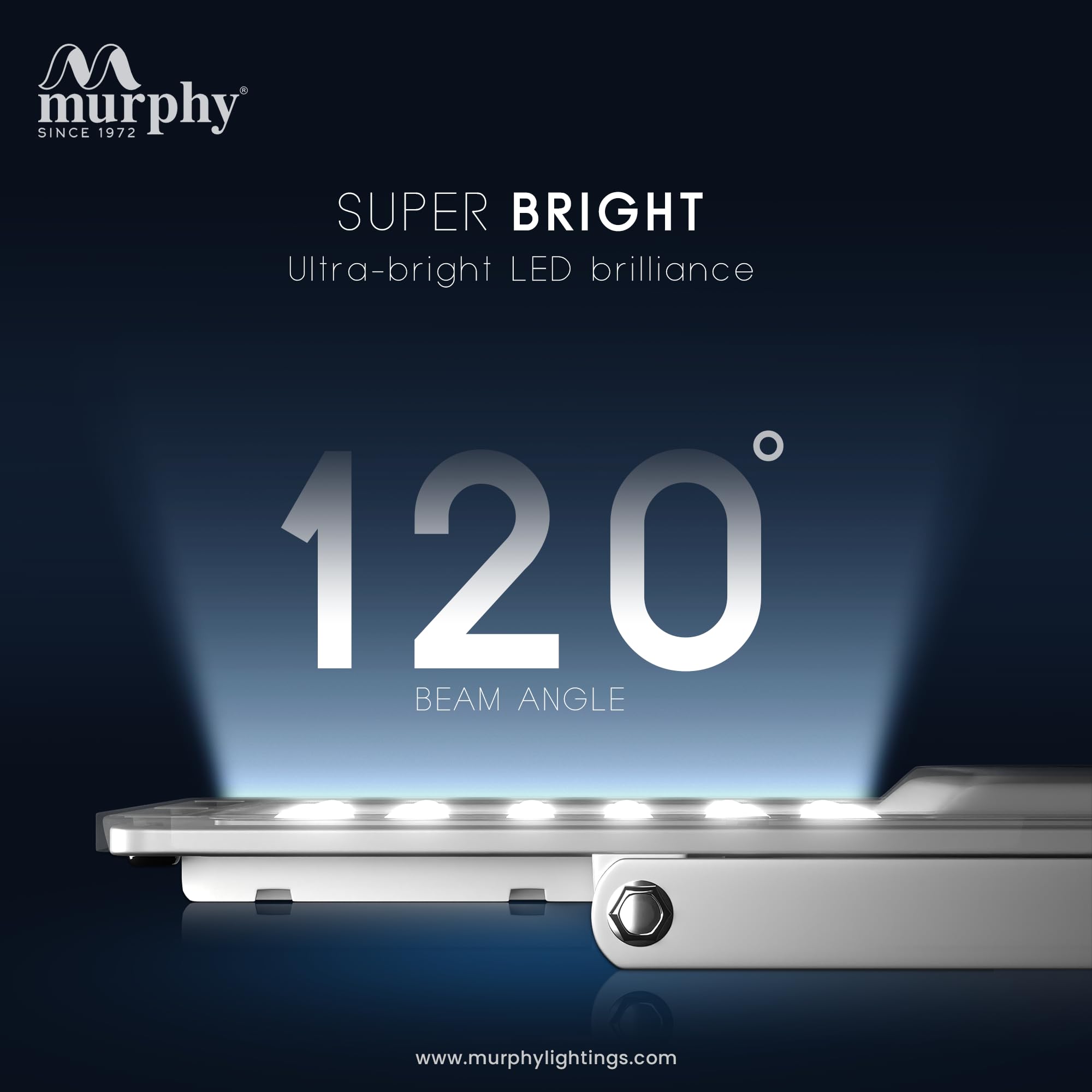 Murphy LED Flood Lights - 5 Pack, IP65 Security -7
