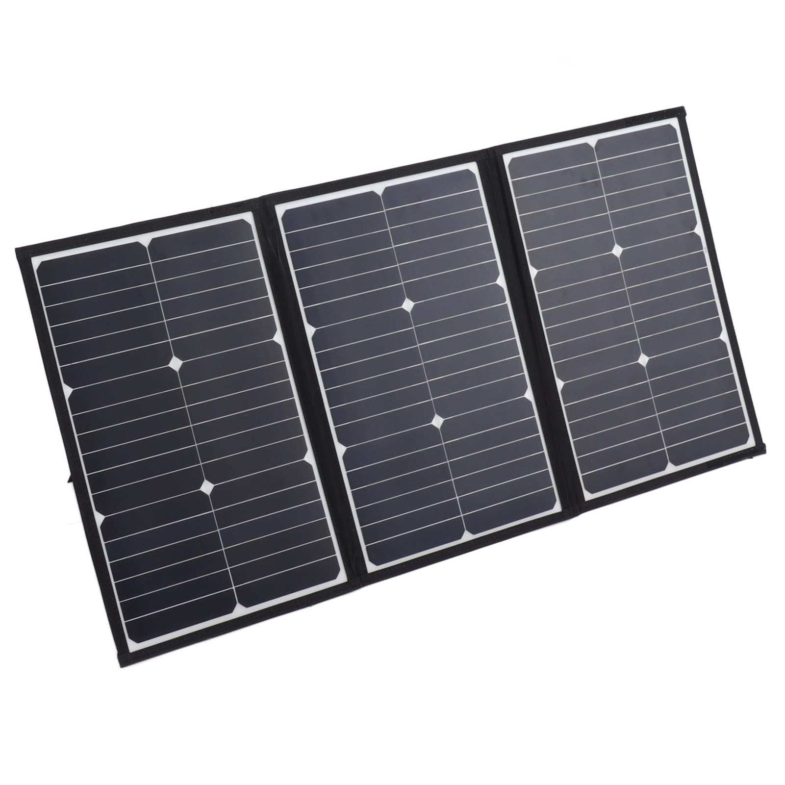 FTVOGUE Kit Caricabatterie da Pannello Solare Caricatore da Pannello Solare Portatile Pieghevole 60W SP PET 18V Impermeabile Design a 3 Pieghe per Campeggio Escursionismo RV Travel Phone Power Supply