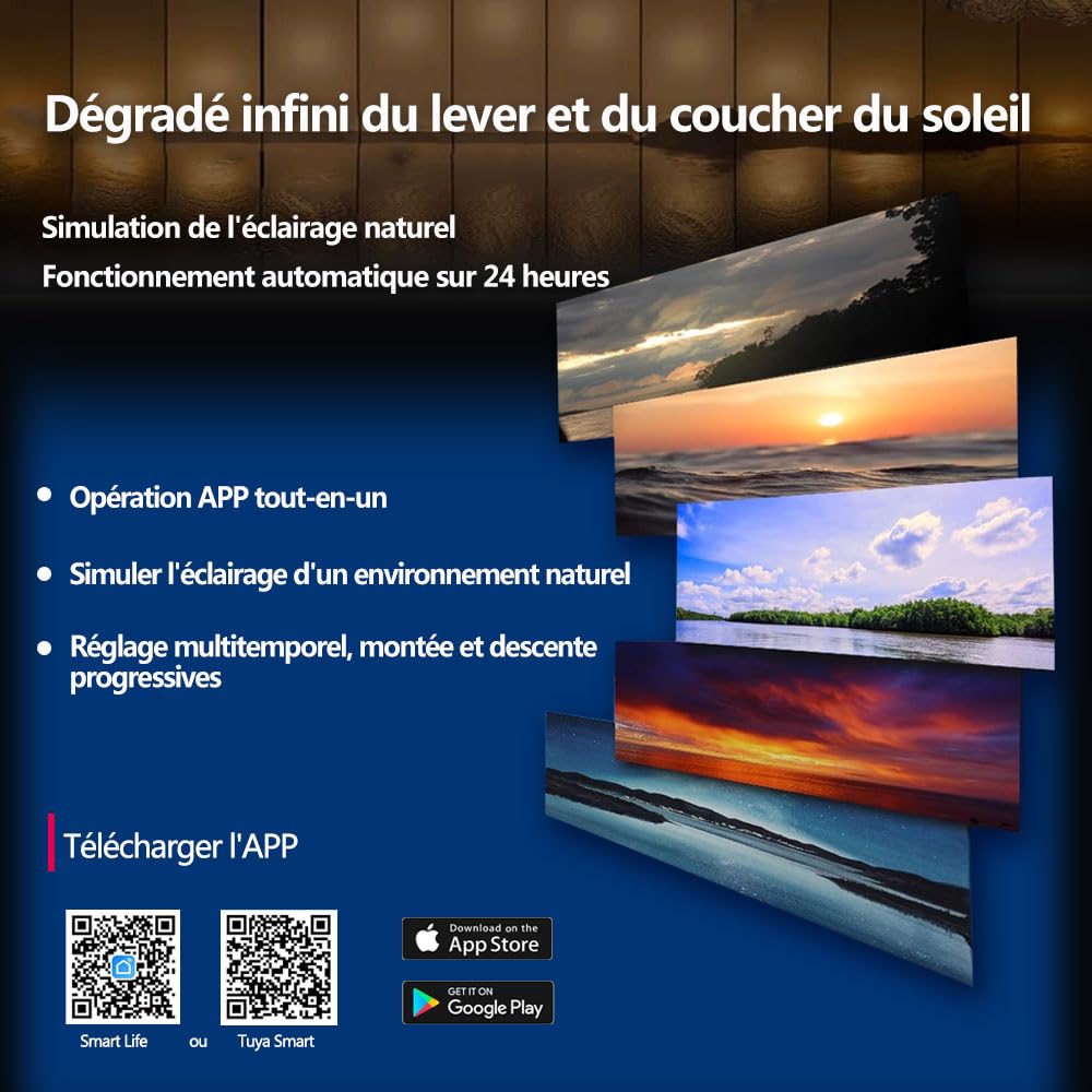 PopBloom Hertz54 eclairage led aquarium eclairage lampe aquarium led recifal reef eau de mer lumière pour aquariums 50-80cm (54cm, avec kit de suspension)