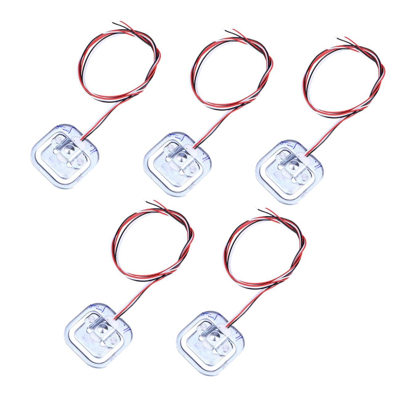 TIDTALEO 5pcs Human Scale Load Sensor Electronic Weighing Sensor Half-Bridge Weighing 100kg/200kg Capacity for Palm Scale Random