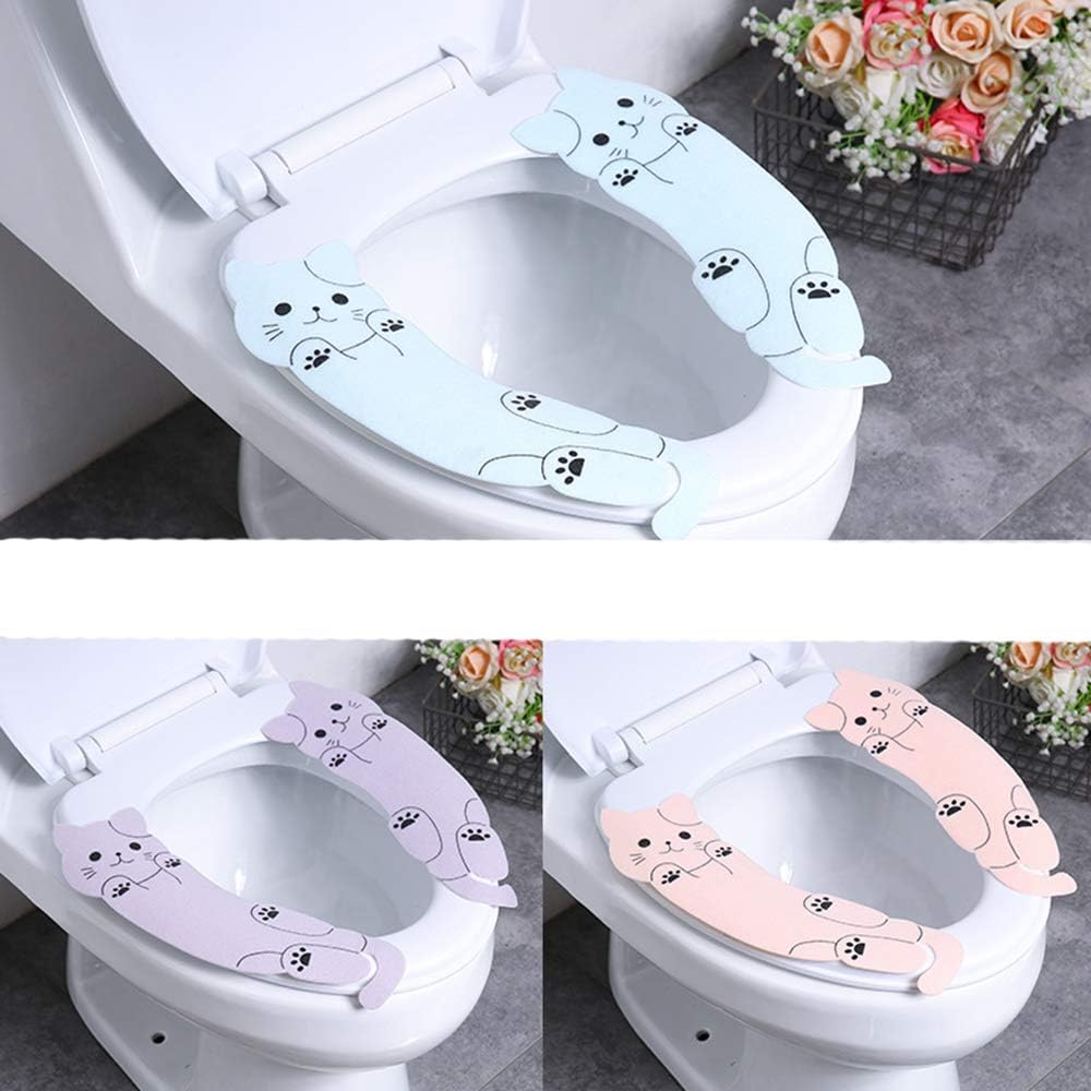 33円 新生活 吸着便座シート うさぎ柄 1組 2枚 入 33円 新生活 吸着便座シート うさぎ柄 1組 2枚 入