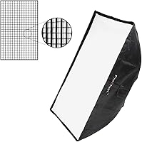 Vista 13 de Fotodiox Caja de luz Pro de 32 x 48 para estudio estroboscópico/flash con difusor suave y anillo de velocidad universal (3 a 6 pulgadas de diámetro)