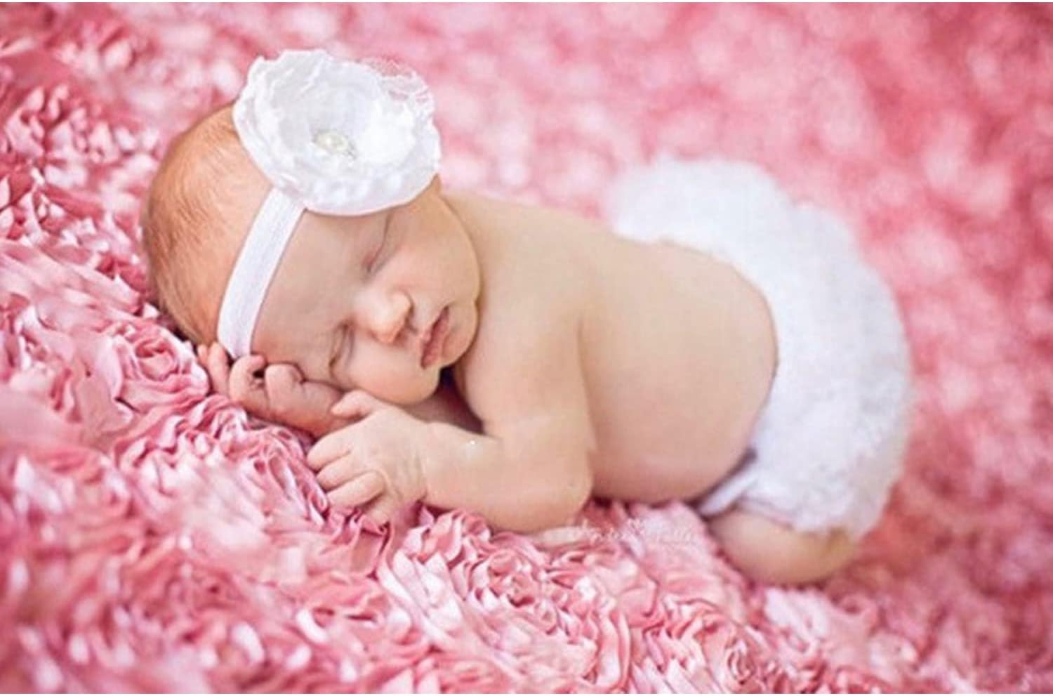 DOOVID Baby Bloomers Diaper Covers for Girls Ruffle Bloomers for Infant Girls Newborn Shorts Underwear - Image 2