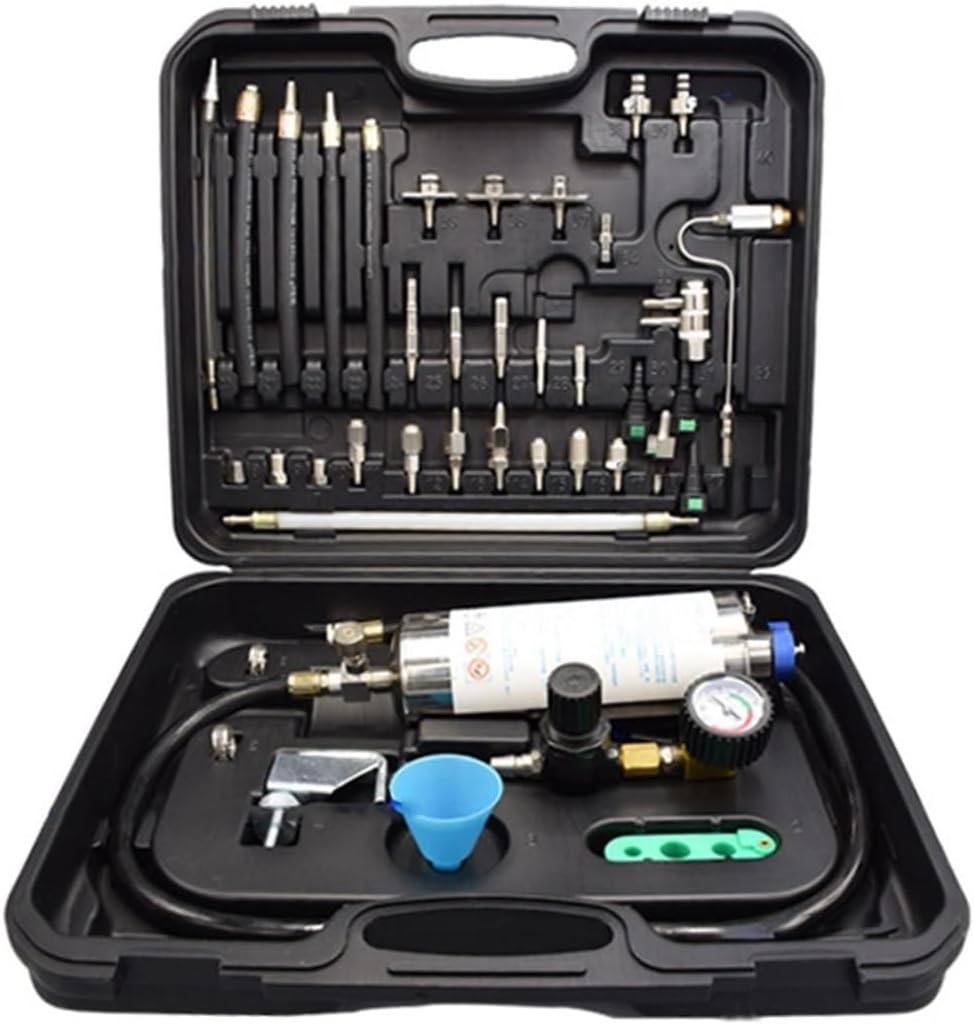160PSI Gasoline Fuel System Cleaning Tool Set, Compatible For BMW/VW/GMC/Chrysler/Ford/Mazda/Toyota/Honda/Kia