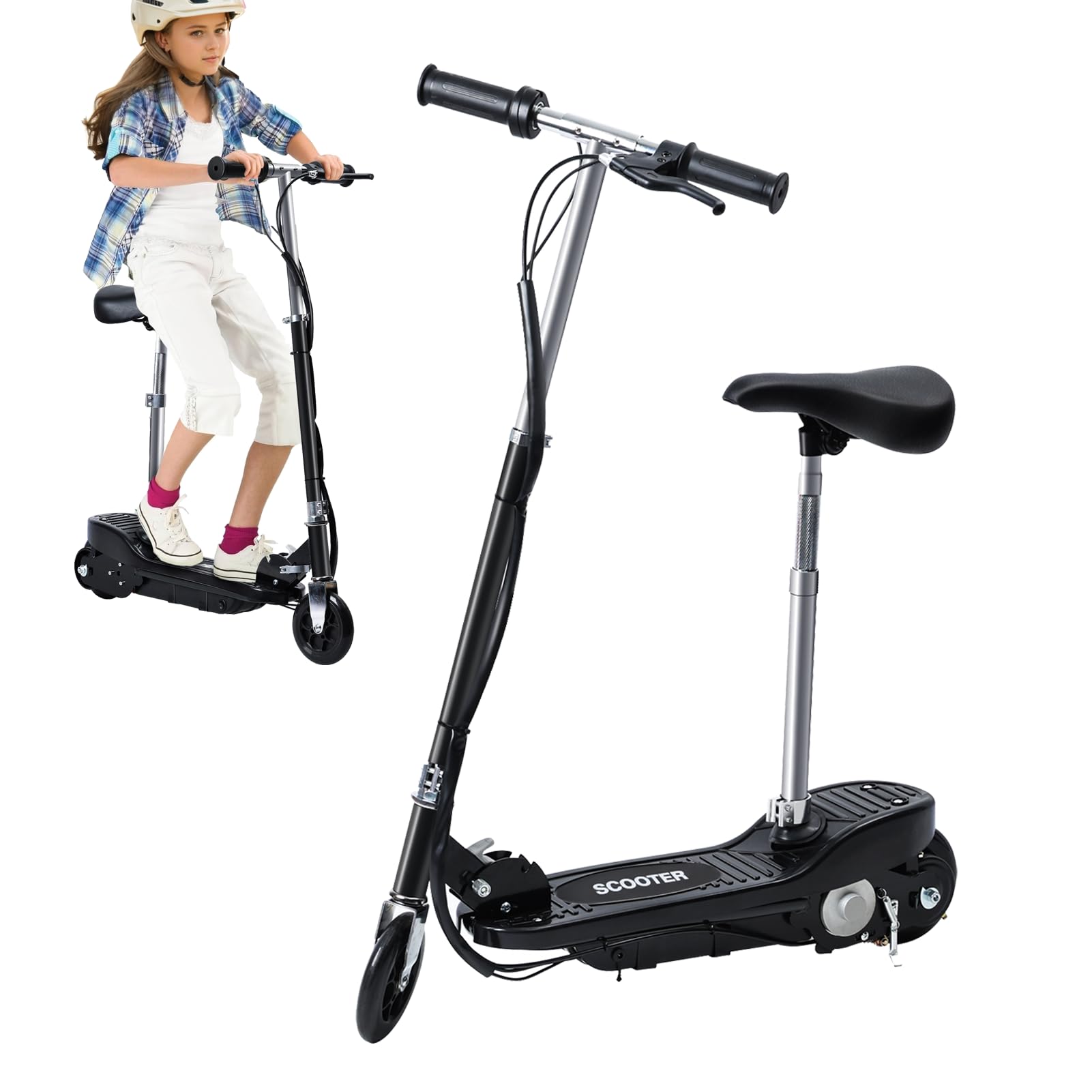 Electric Scooter 2 Wheel Folding E-Scooters for Kids and Toddlers Ages 2-9 Boys and Girls Electric Scooter 10