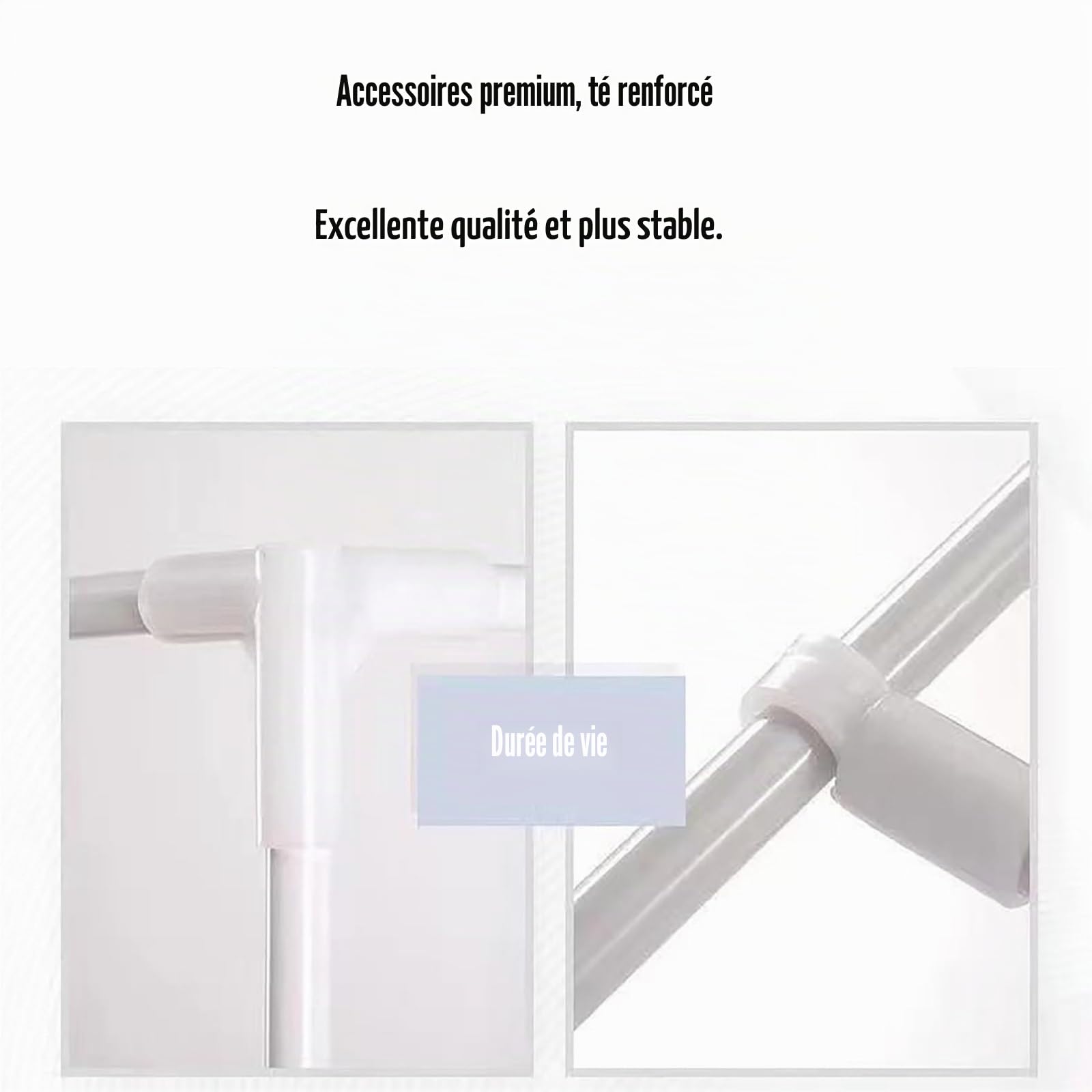 Cadre de lit rétractable – Tente universelle pour lit superposé pour 4 poteaux d'angle, support de moustiquaire, idéal pour les dortoirs d'étudiants, installation et soutien faciles