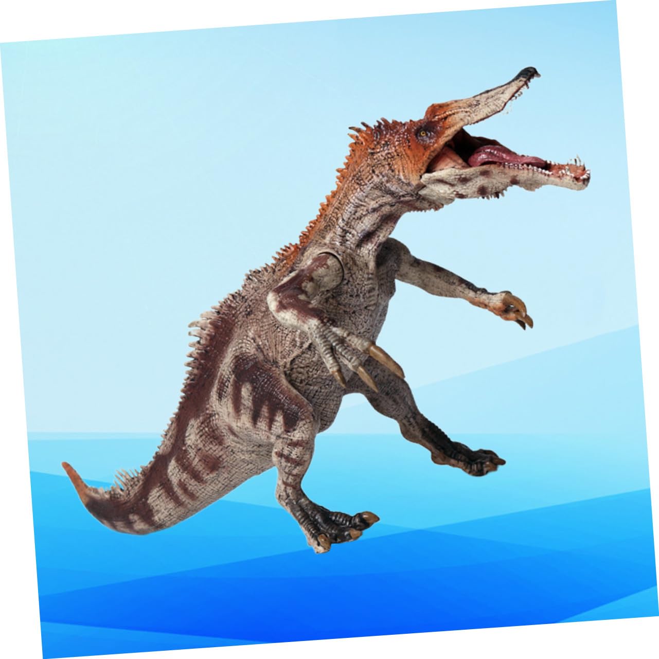 SUPVOX Figura Dinosauro Realistica in Plastica Marrone per Bambini | 1 Pezzo, Regalo Compleanno, Decorazione da Collezione, Design Simulato Stabile