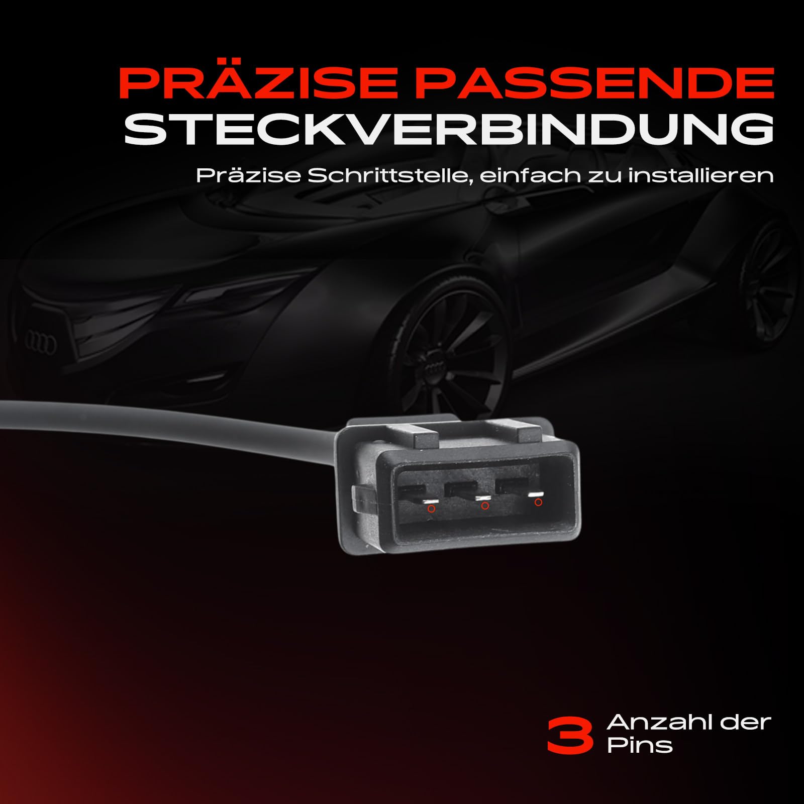 Sensore Albero Motore Frankberg 038907319E 3-poli Compatibile Con Audi A4, Passat, Superb 1.9/2.0 TDI - 4