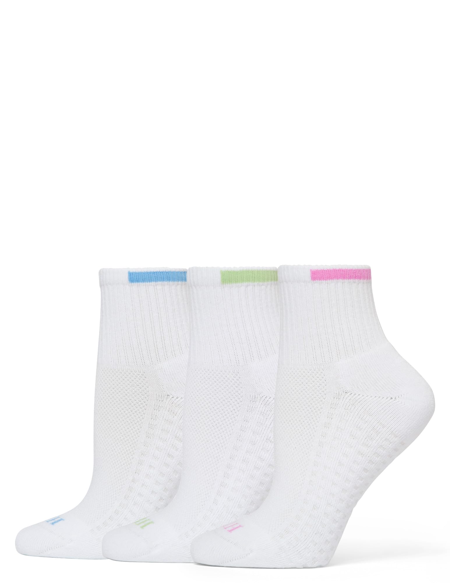 HUE Women's Air Cushion Sport Socks 3 Pair Pack