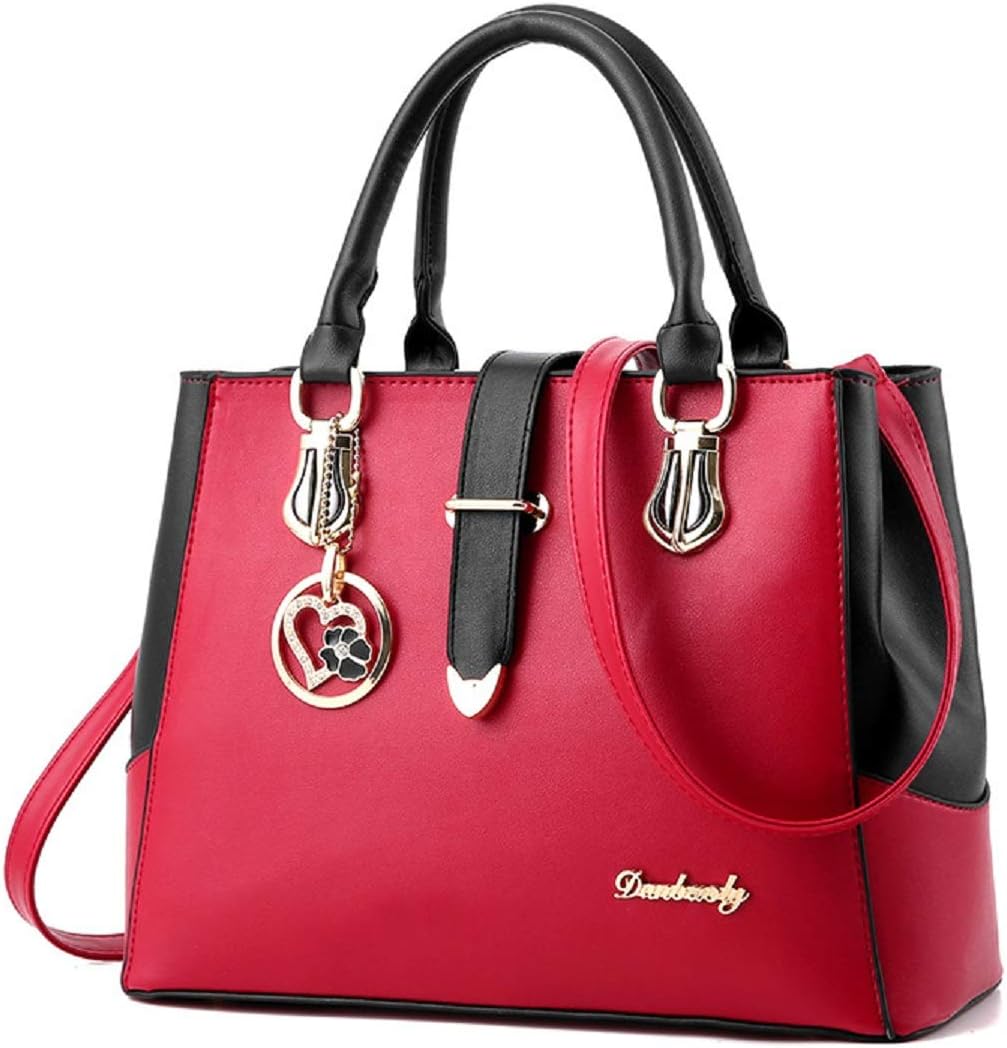 XingChenPurses and Handbags for Women Tote Shoulder Crossbody Bags PU Leather Top Handle Satchel with Long Strap Detachable