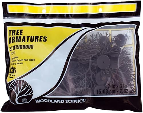 Miniatura 2 de Woodland Scenics TR1121 Armaduras de árbol caducifolio 2"-3"