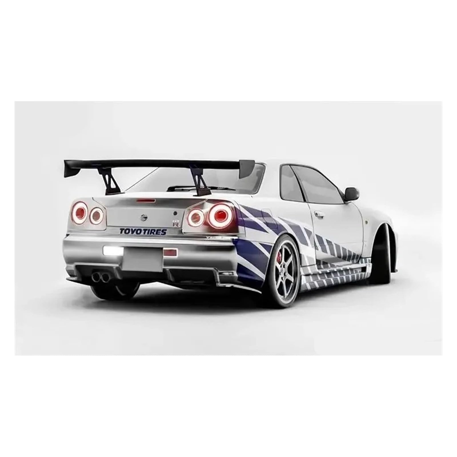 Amazon.co.jp: 1/64 GT-R R34 Mk5 FNF に適しています ダイキャスト