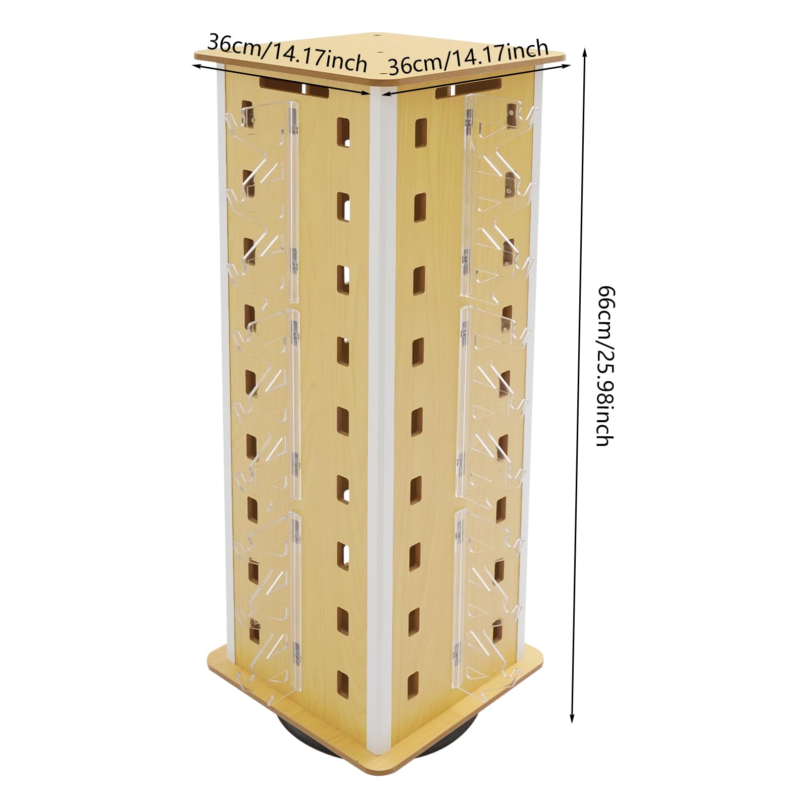 Porta Occhiali da Sole Girevole, Organizer, espositore Commerciale per Occhiali da Vista, Supporto Girevole per 36 Paia di Occhiali da Vista, espositore da banco per Occhiali da so