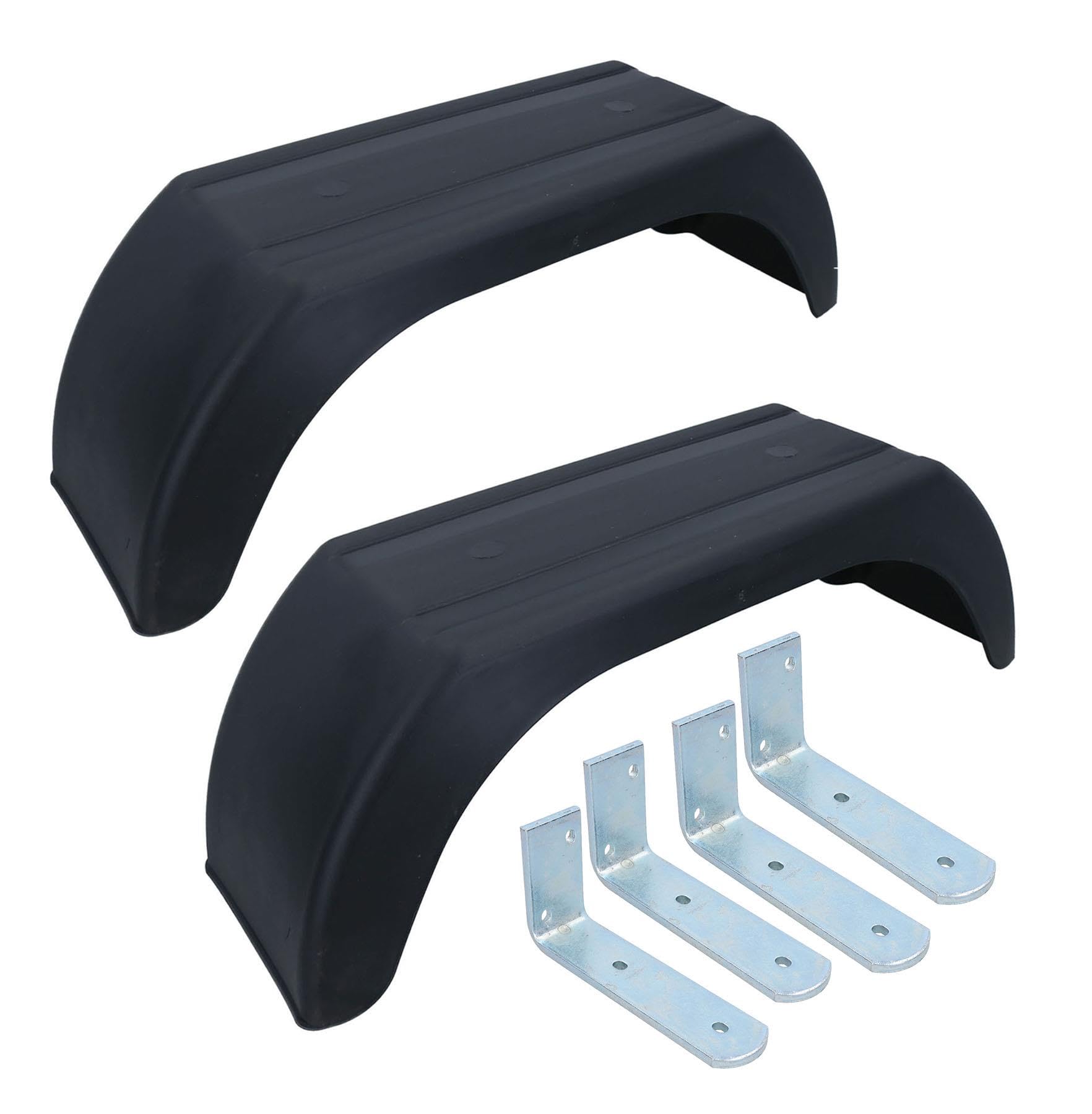 AB Tools Garde-Boue en Plastique 10" l'aile (Paire) Affleurements & Angle Garde-Boue (Petite) Supports (4 PK)