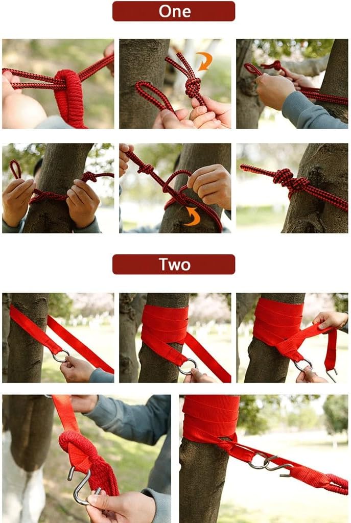 Ingle Wide Thick Canvas Hammock Outdoor Camping Backpackaging Leisure Swing Portable Hanging Sleeping