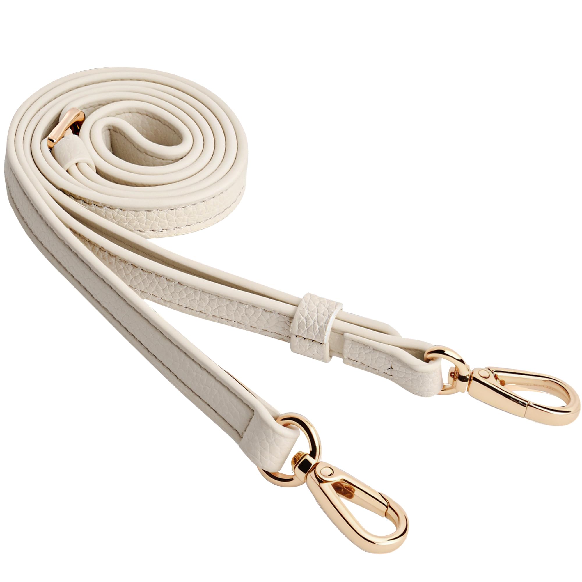 Photo 1 of SEAVILIA PU Leather Purse Strap Replacement Crossbody Adjustable Long Thin Handmade Shoulder Handbags Strap