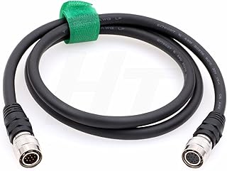 HangTon 12 Pin Hirose Male to 12 Pin Hirose Female Cable CCXC for Sony DXC CCD Camera to Control Panel Unit (2m)