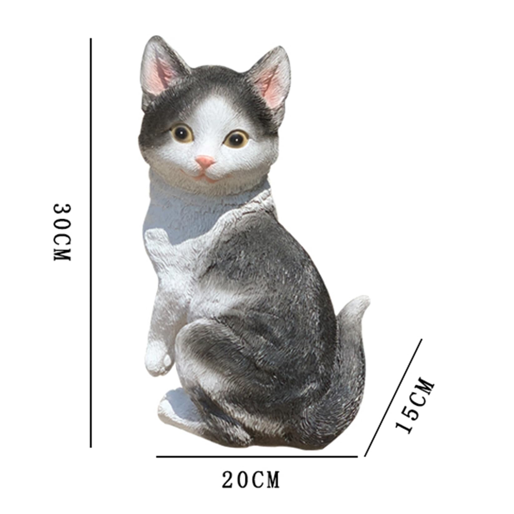 Amazon.co.jp: ガーデニング 猫 ねこ ガーデンオブジェ 室内外の置物