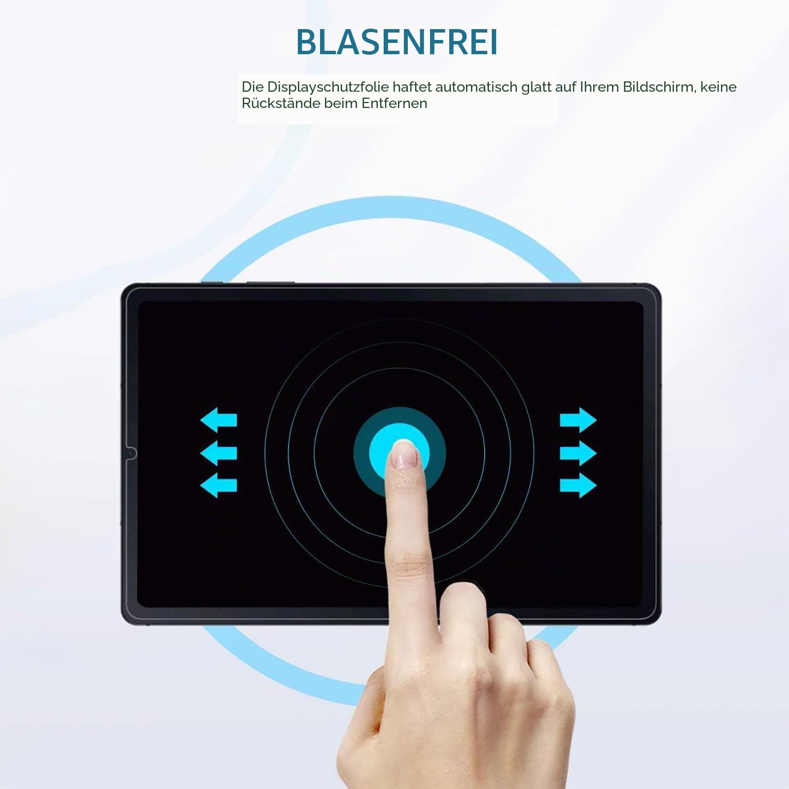 SPARIN 3 Stück Panzer Schutz Glas Schutzfolie für Samsung Galaxy Tab S6 Lite 2024/2022/2020 10,4 zoll, 9H Härte Displayschutz Folie