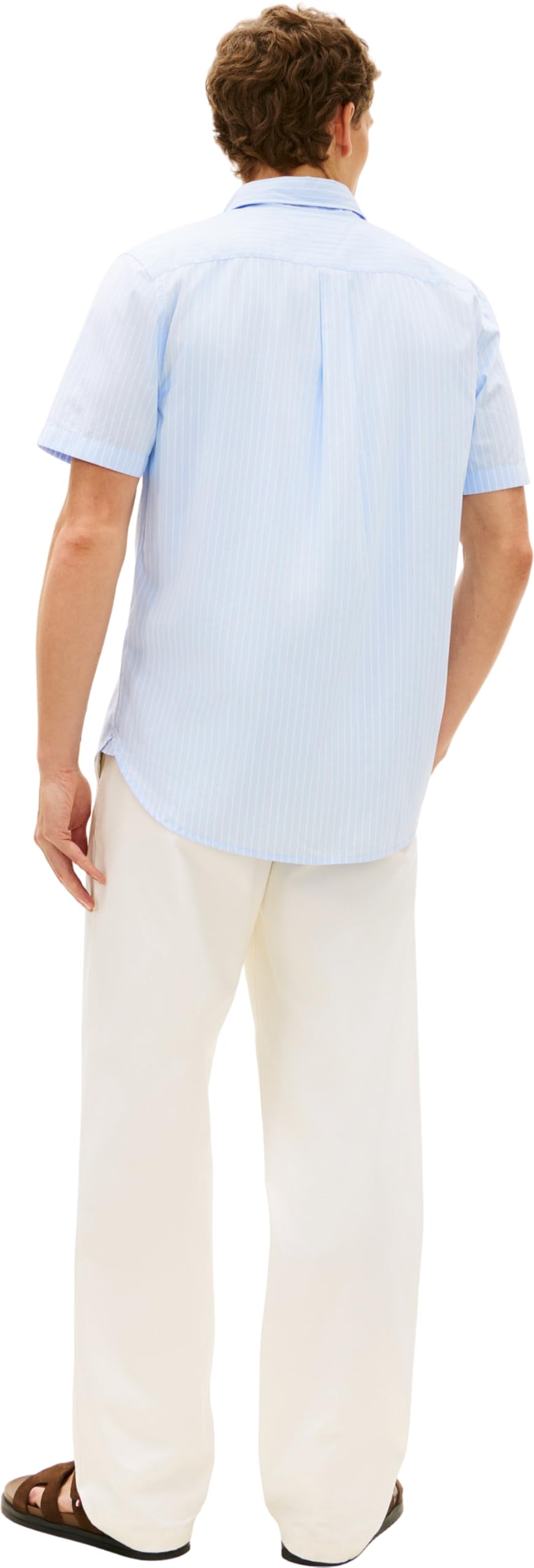 Tommy Hilfiger Flex Poplin STP SS Shirt Mw0mw42860 Chemise S/S Homme (Lot de 1)