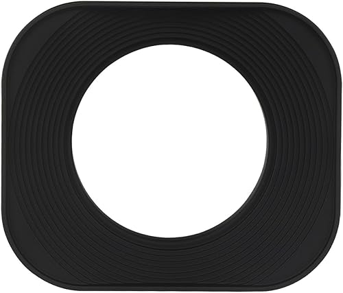 Miniatura 4 de Haoge LH-LC43B - Parasol cuadrado de metal con tapa para Voigtlander Nokton Classic 1.378 in f1.4 1.575 in f1.4 MC SC VM, Carl Zeiss Biogon T ZM