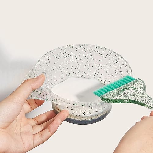 Miniatura 6 de mollensiuer Juego de 5 brochas de plástico para tinte de cabello, cepillos aplicadores de tinte, herramientas de peluquería, cepillos para colorear