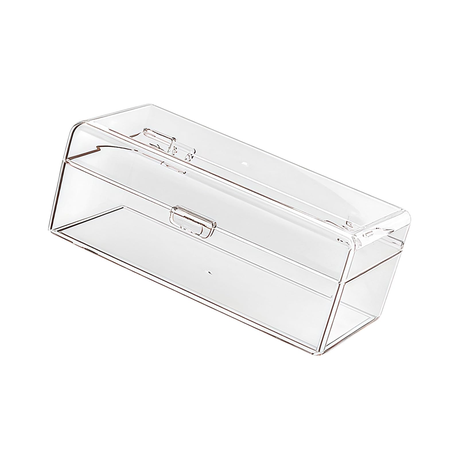 Kalttoy Decorative Hair Accessory Organiser Transparency Storage Container with Lid Ribbons Bobbles Little Girls Clear Hairpin Planner