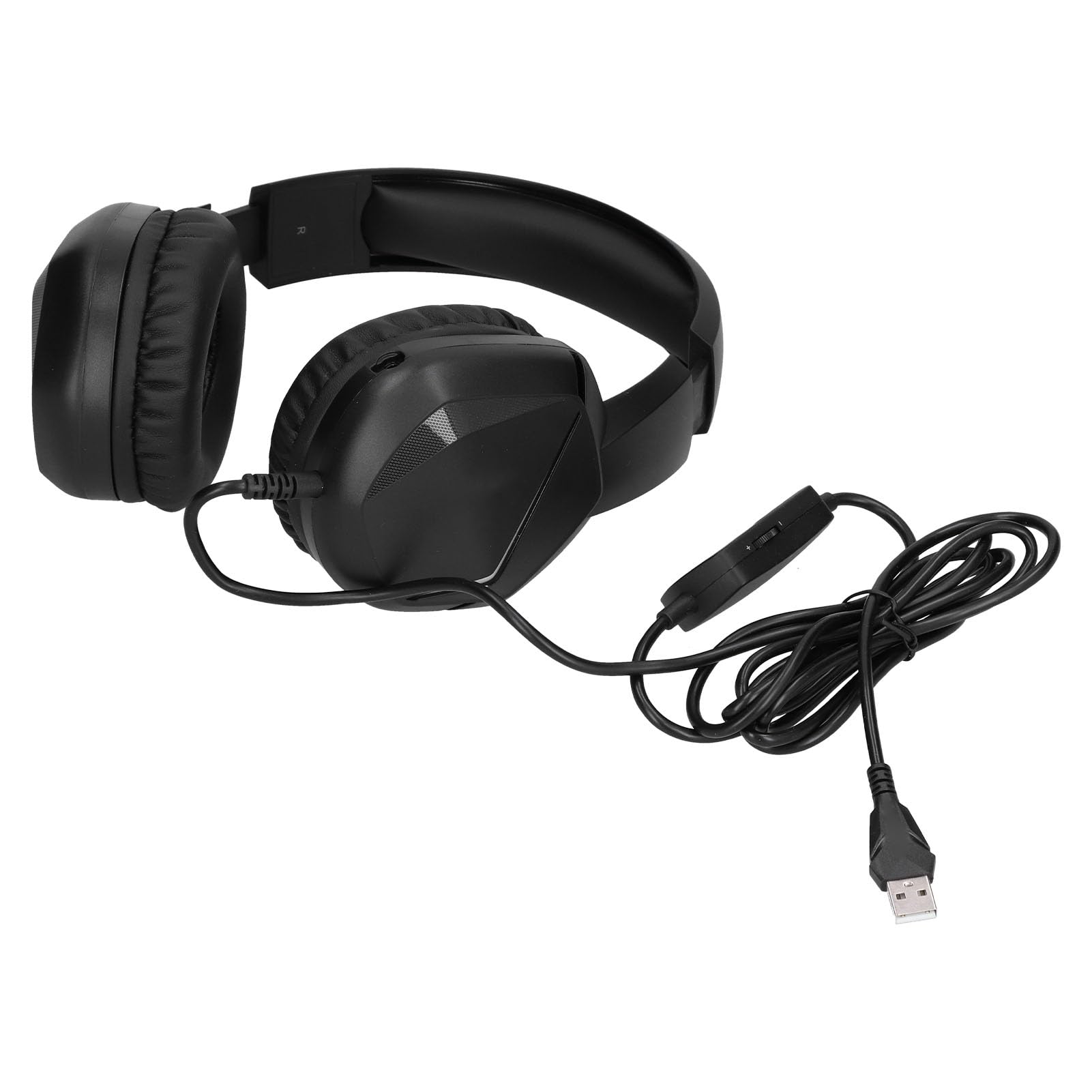 Cuffie da Gioco Cablate con Microfono Ad Alta sensibilità per PC Portatili Console di Gioco Esperienza Sonora Coinvolgente (Senza spina da 3,5 mm)
