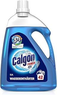 Calgon Power Gel 3 w 1 – skuteczny przeciwko kamieniu, zabrudzeniom i zapachom – ochronny zmiękczacz wody do pralki – 1 x 2,25 l