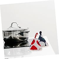 Vista 4 de 2 protectores de manga para accesorios de cocina, tapa de maceta, guantes, cubierta de mango de olla, funda de mango de olla, manga de aislamiento