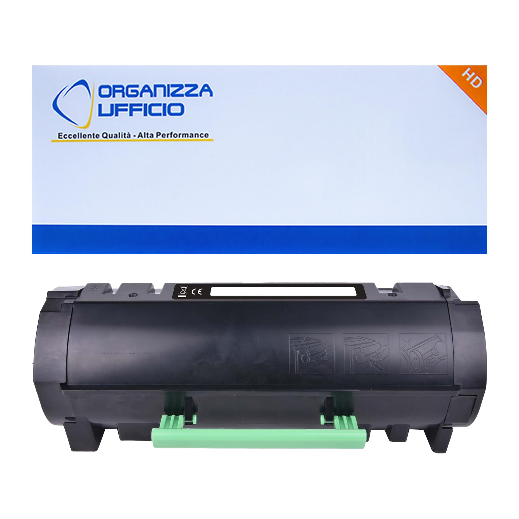 MS521 56F2U0E Toner Compatibile con Lexmark MS521dn MS621dn MS622de MX521ade MX521de MX522adhe MX622ade MX622adhe