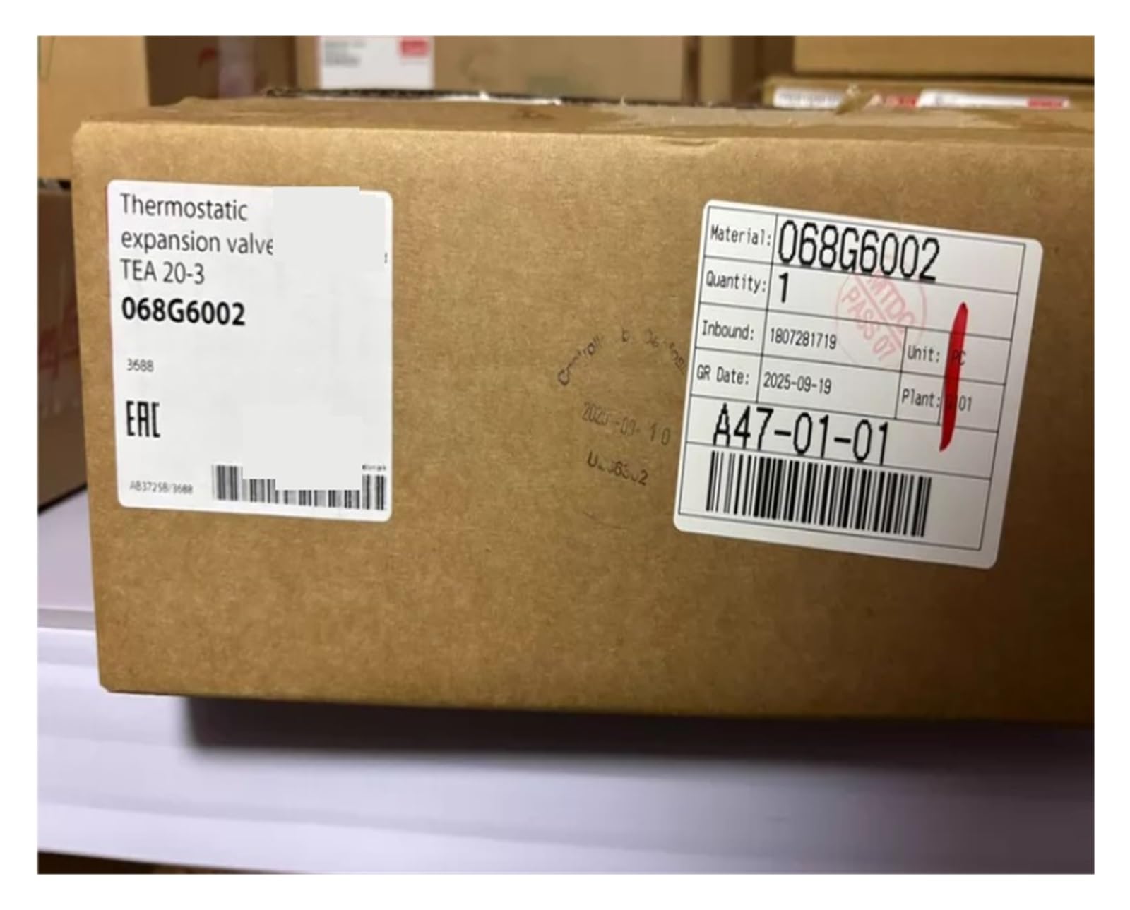 Válvula De Expansión Termostática TEA 20-3, Modelo 068G6002