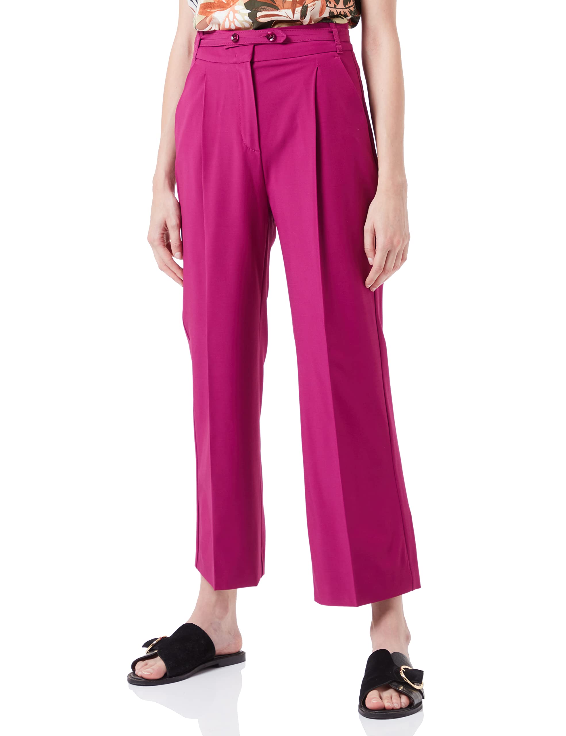 Comma Pantalón 7/8 - Pantaln de Vestir Mujer