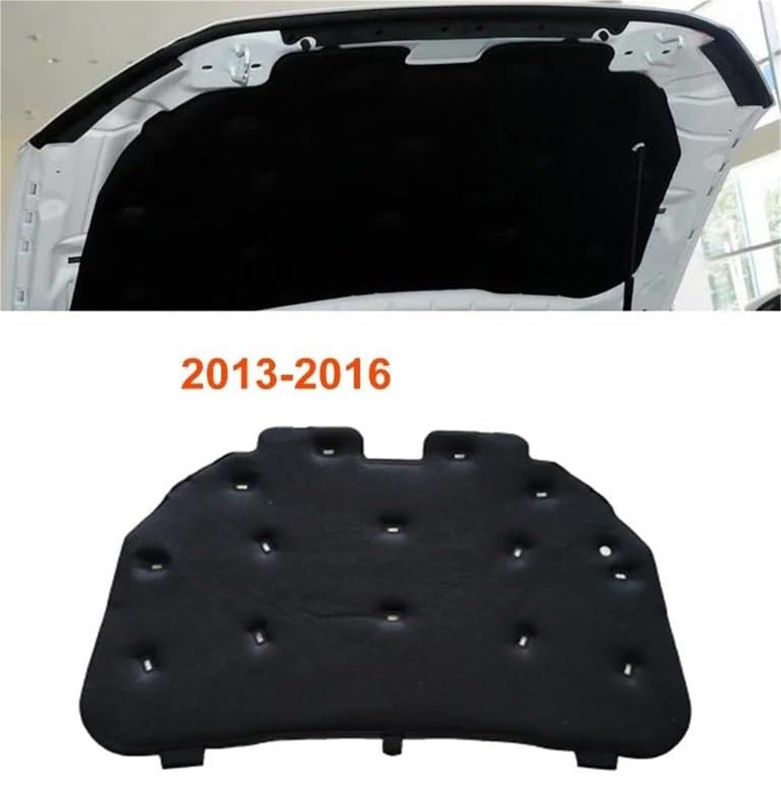 dla Forda, dla Mondeo, MK3 dla MK4 2008 2009 2010 2011 2012 2013 | 2014 2015 2016 Podkładka bawełniana izolująca ciepło i dźwięk