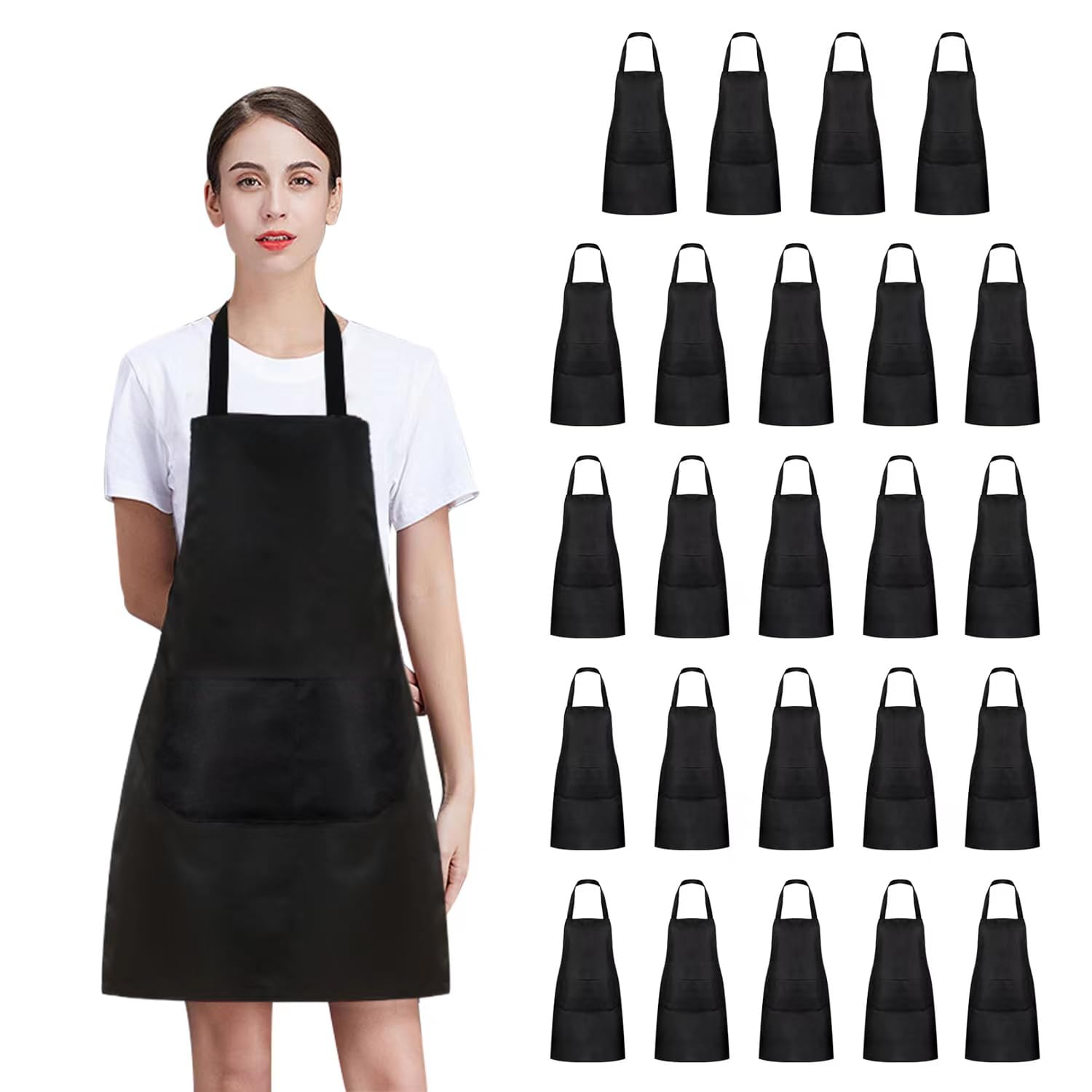 Plain Bib Aprons Bulk