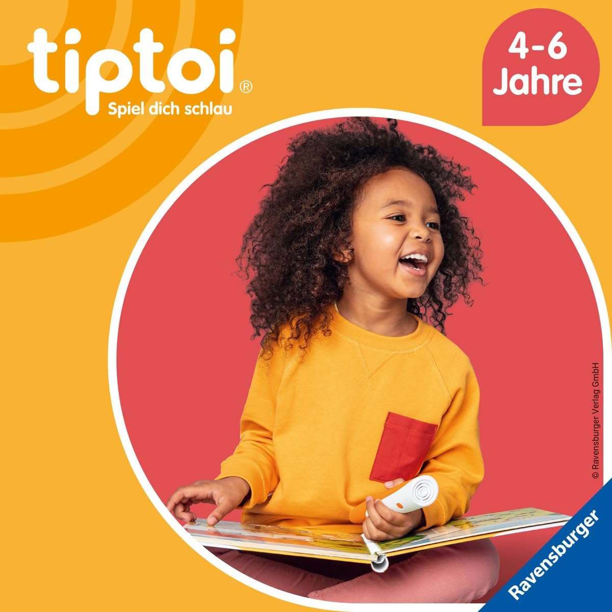 Ravensburger tiptoi Buch - Mein Lern-Spiel-Abenteuer | Uhr und Zeit + Kinder ABC Buchstaben Poster | 4-6 Jahre