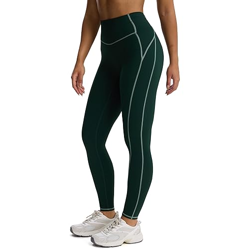 Aoxjox Workout Leggings for Women High Waisted Exercise Athletic Gym Fitness Yoga Lexi Lined Pants 26"