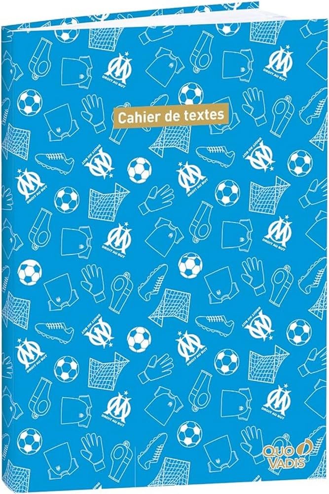 Quo Vadis - Collection: Olympique Marseille Graphic Notebook 15 x 21 cm