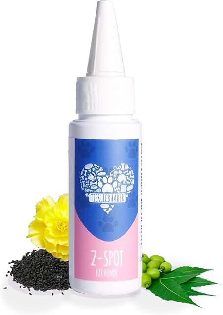 TIERLIEBHABER Z-Spot Tick Protection Dog - Flea and Tick Protection for Dogs Annual Supply 100% Vegetable - Tick Repellent for Dogs - Flea Dog - Tick Repellent with Coconut Oil & Black Cumin Oil (50 product image