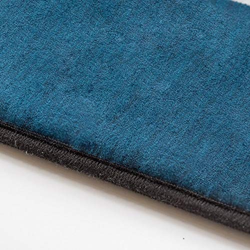 Tapis rond méditerranéen pour salon et chambre d'enfant