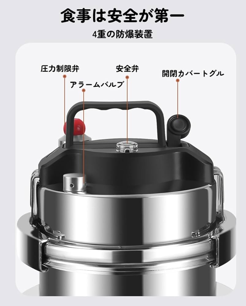 304ステンレス鋼 爆発防止 圧力鍋 304ステンレス鋼 爆発防止 圧力鍋