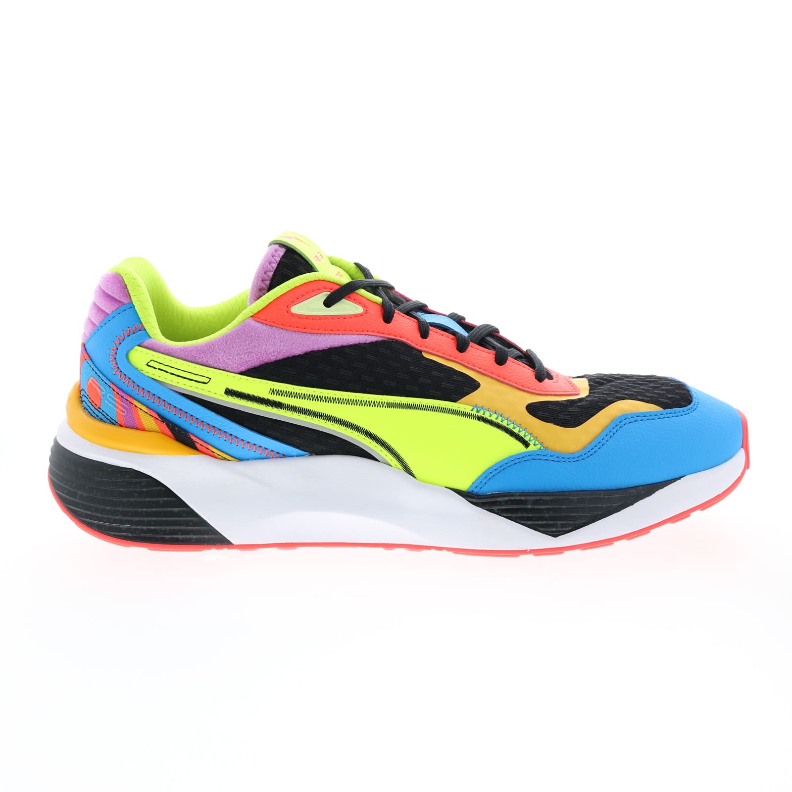 Puma - Mens Rs-Metric Lava Shoes, Size: 9.5 M US, Color: Puma Black/Lime Squeeze/Ocean Dive