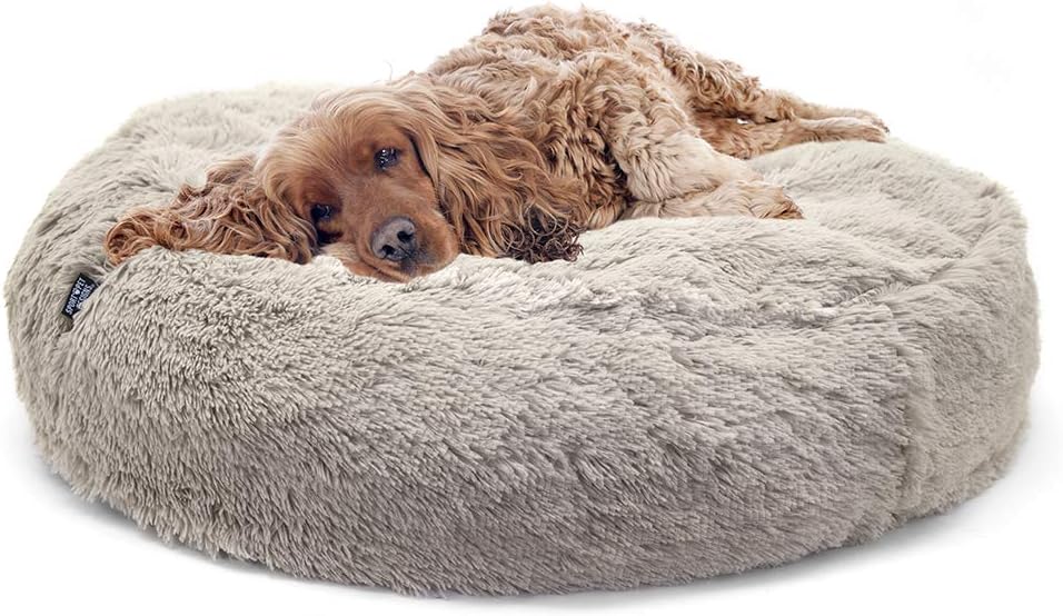 SportPet Luxury Waterproof Pet Bed, Soft Fleece Pet Blanket, Replacement Covers, Machine Washable, Large, Gray, 36.0" L x 36.0" W x 11.5" Th